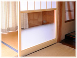 障子用ガラス(ぼかし山水)1
