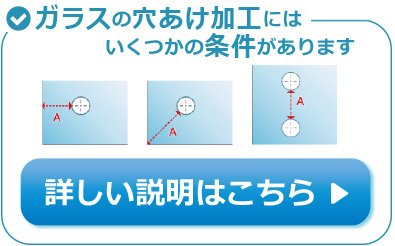 ガラスの加工 ガラスの穴あけ ウォータージェット Vカット加工はオーダーガラス板 Com