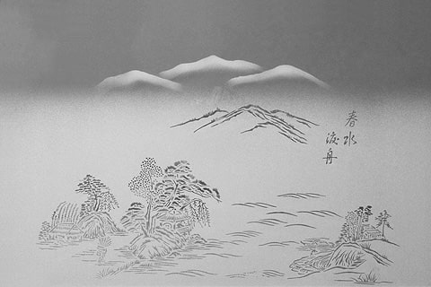 障子用ガラス／ガラス障子 - 「春水波舟」の価格